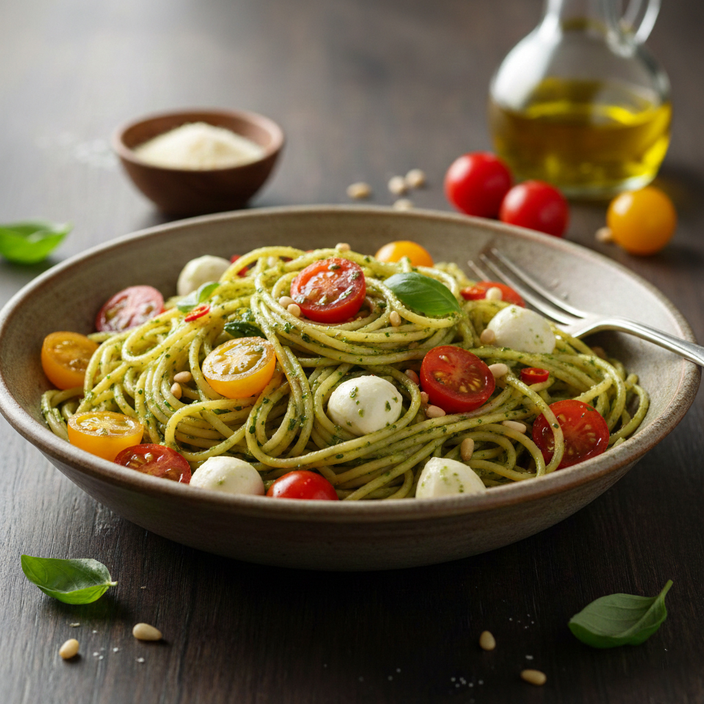 Pesto Spaghetti Salad